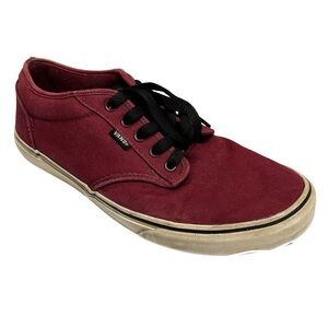 Vans Men’s Burgundy Lace Up Sneakers Size 11